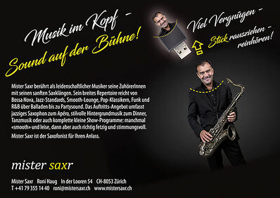 Der Mister Saxr-USB-Stick